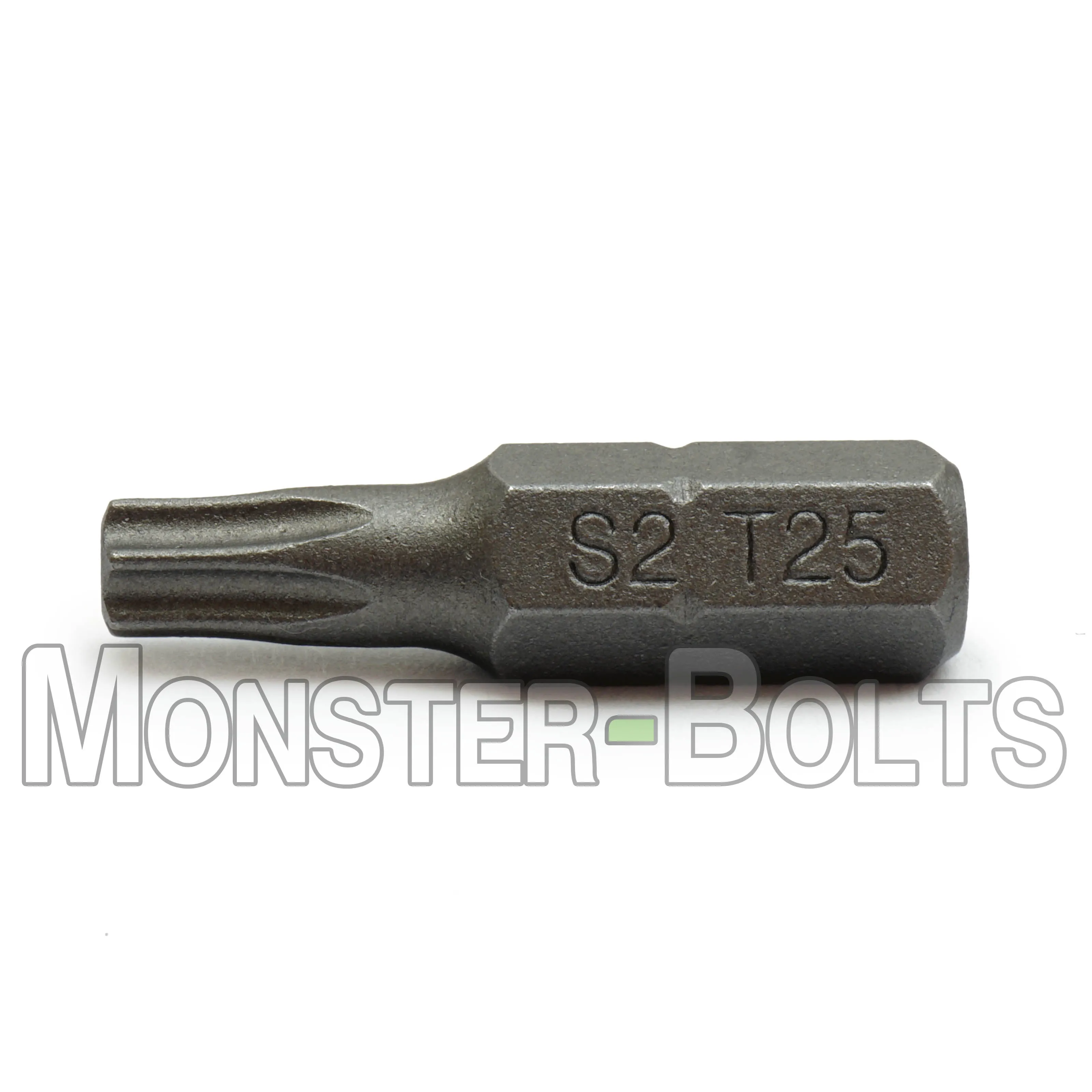 1-Inch Star (Torx) Hex Shank Screwdriver / Drill Bits, S2 Steel 1/4"