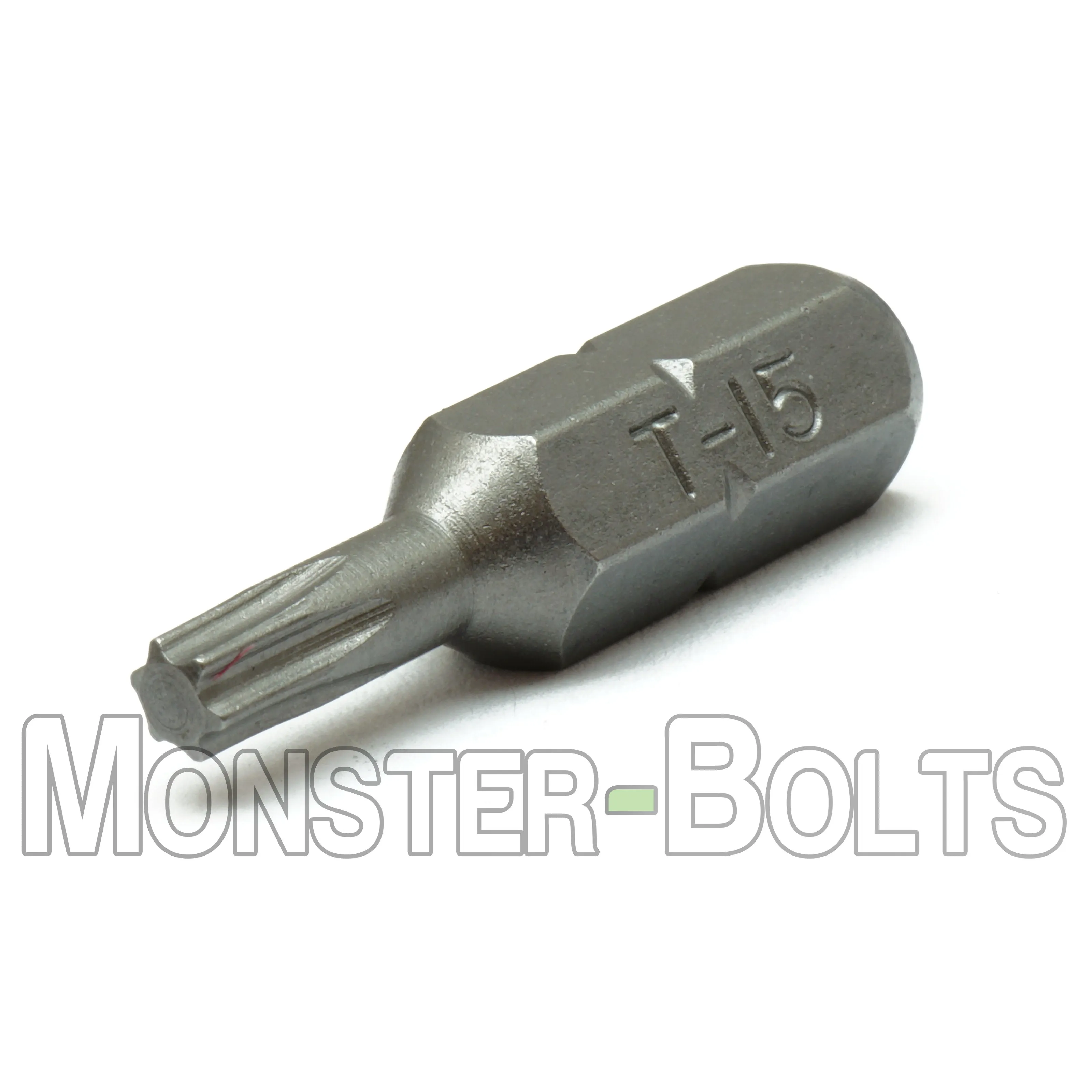 1-Inch Star (Torx) Hex Shank Screwdriver / Drill Bits, S2 Steel 1/4"
