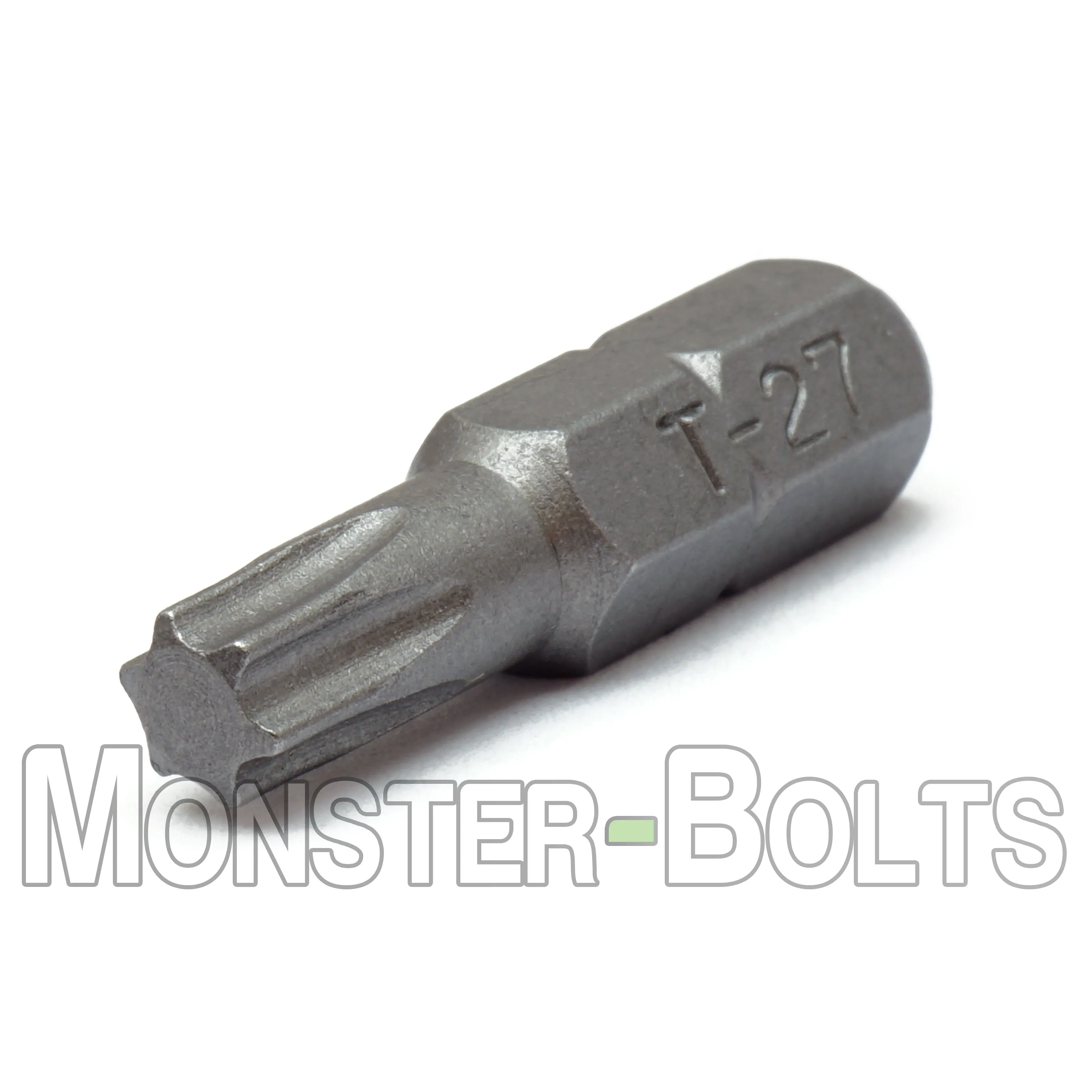 1-Inch Star (Torx) Hex Shank Screwdriver / Drill Bits, S2 Steel 1/4"