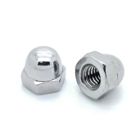 #10-32 Stainless Steel Acorn Hex Cap Nuts, 25 Qty (BCP591)