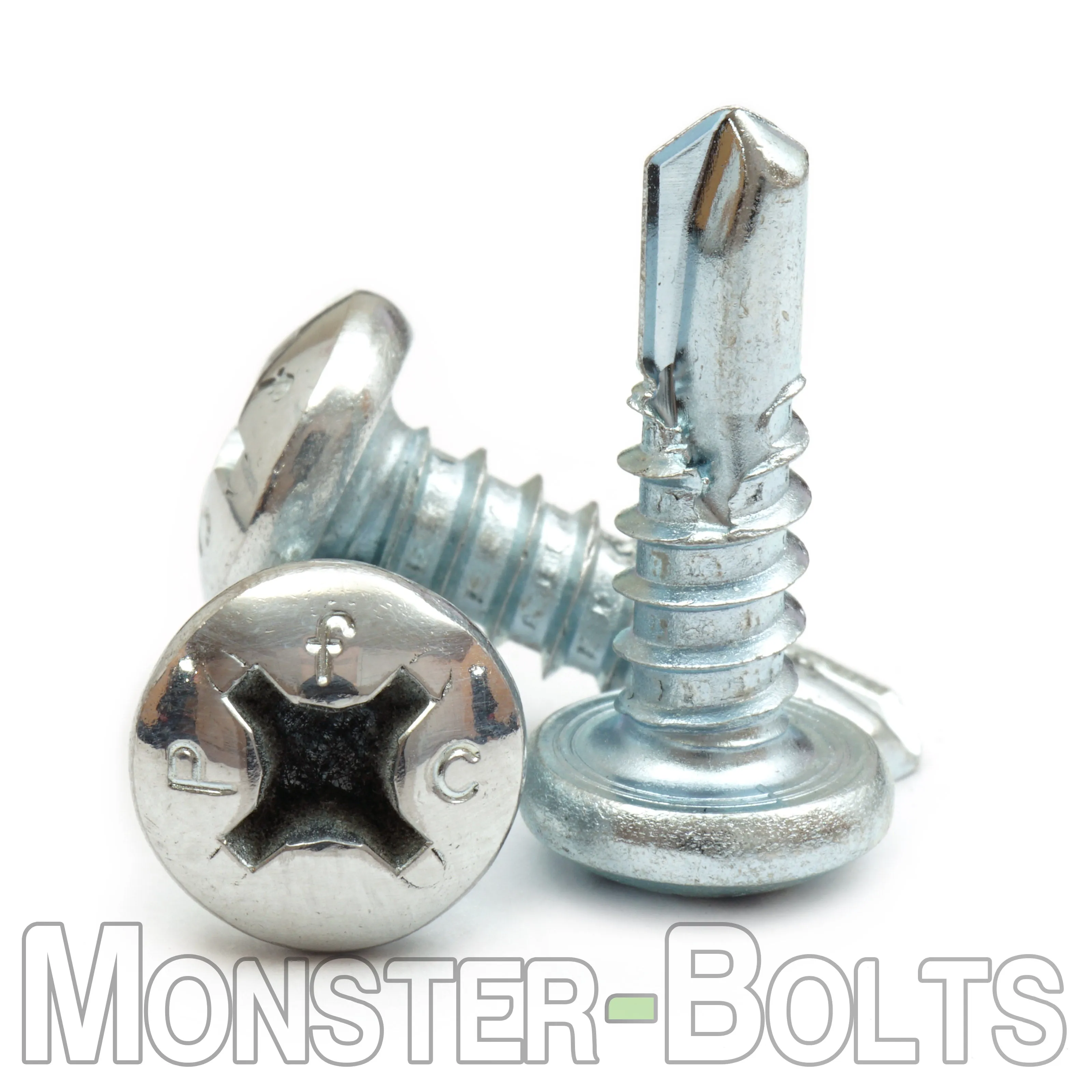 #10 Zinc Phillips Pan Head Self-Drilling Tek Screws