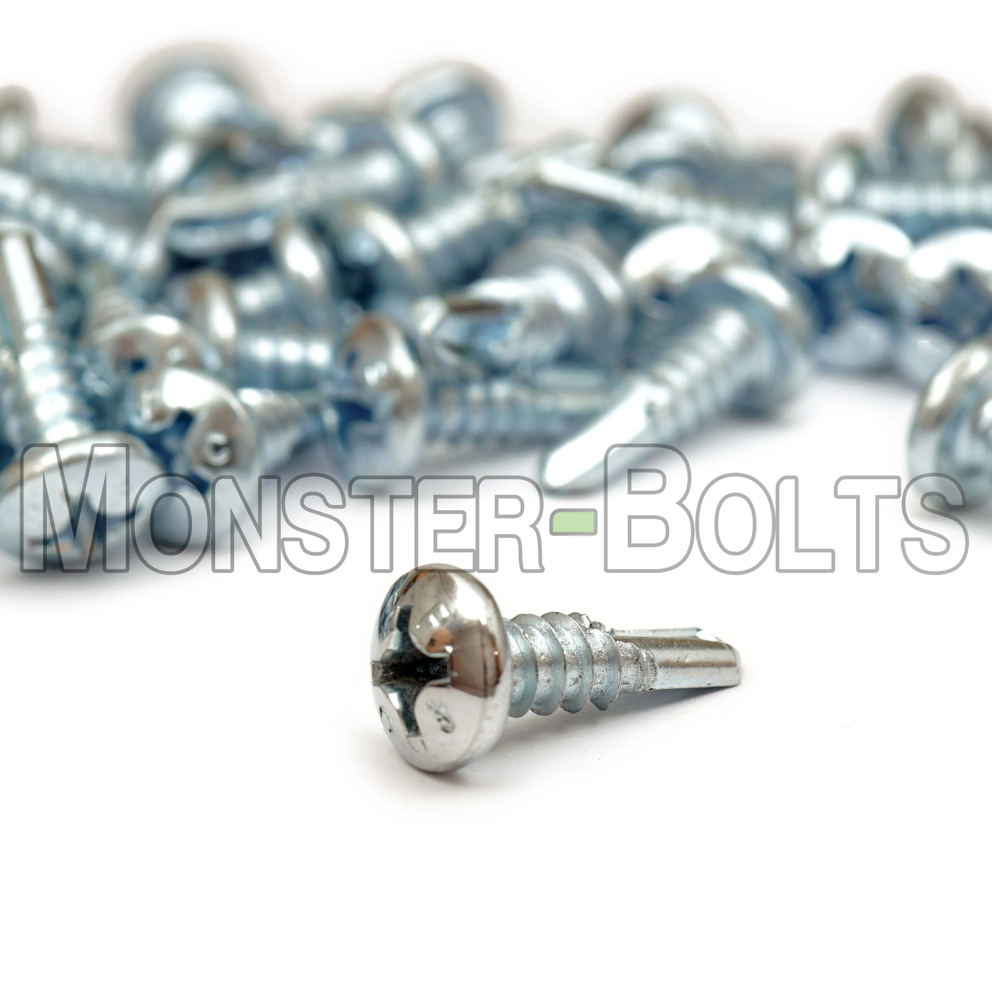 #10 Zinc Phillips Pan Head Self-Drilling Tek Screws