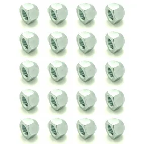 1/2-20 Zinc Plated Open End Acorn Lug Nuts | 13/16" Hex, 20 Qty (BCP971)