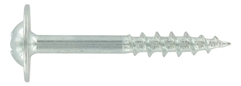 1/2 INCH OVERSIZE PHILLIPS DRIVE ROUND WASHER HEAD DEEP THREAD SCREWS Zinc Plated