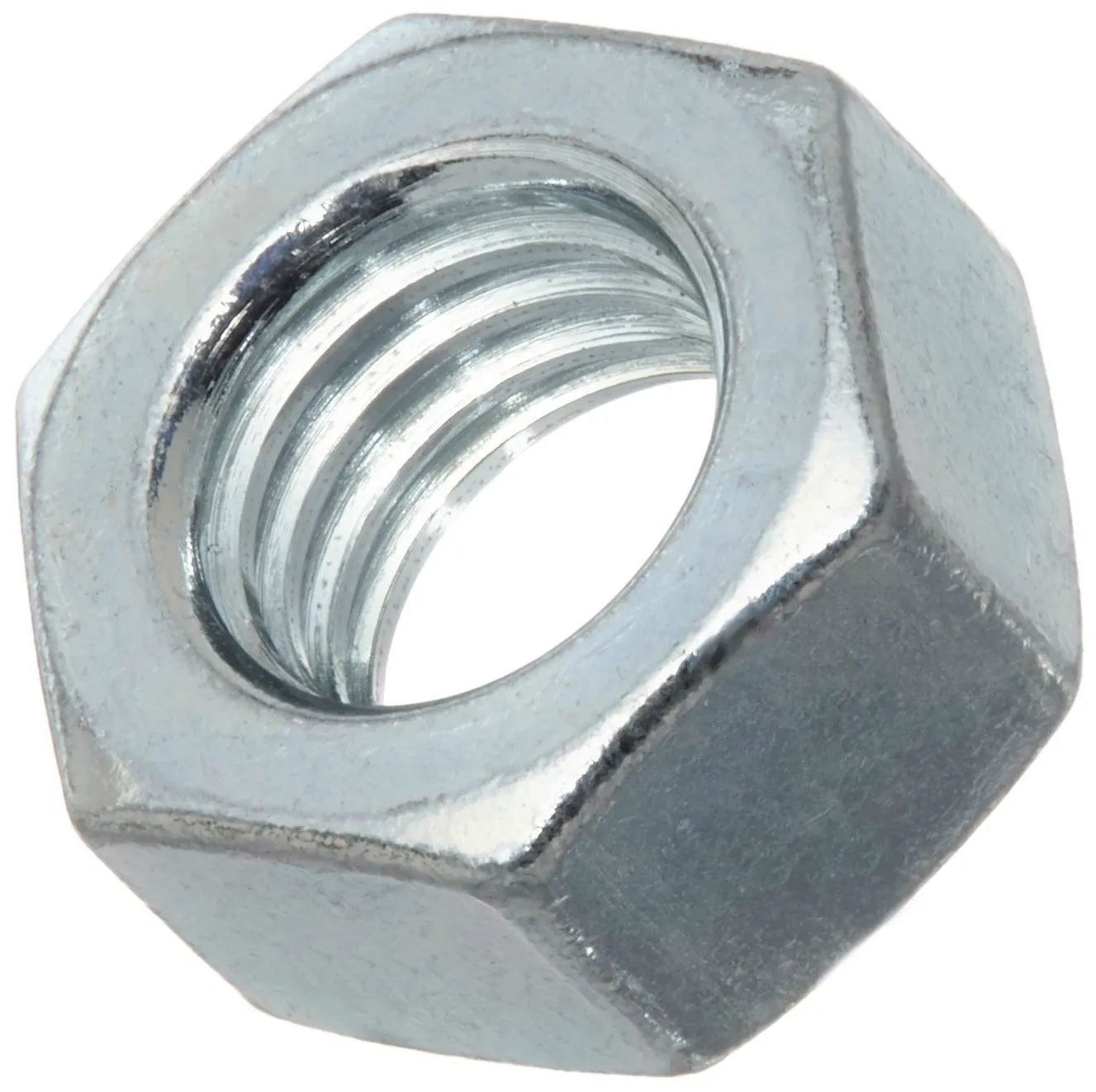 1/4-20 SAE Zinc Plated Coarse Thread Finished Hex Nuts, 1000 Qty (BCP294)