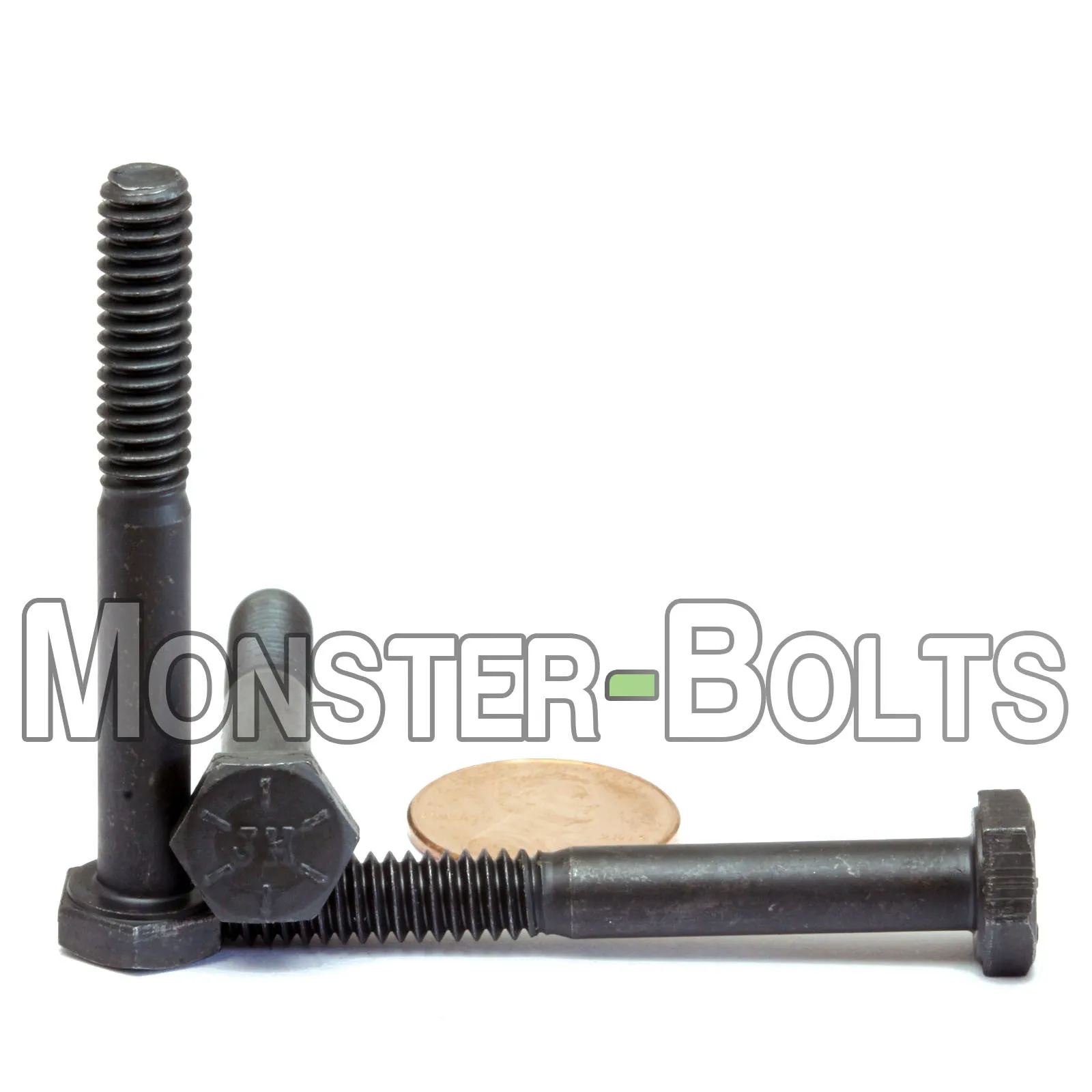 1/4"-20 Hex Cap Bolts screws Grade 8 Alloy Steel with Black Oxide