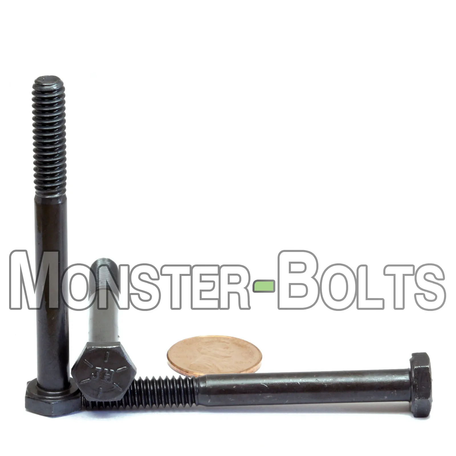 1/4"-20 Hex Cap Bolts screws Grade 8 Alloy Steel with Black Oxide
