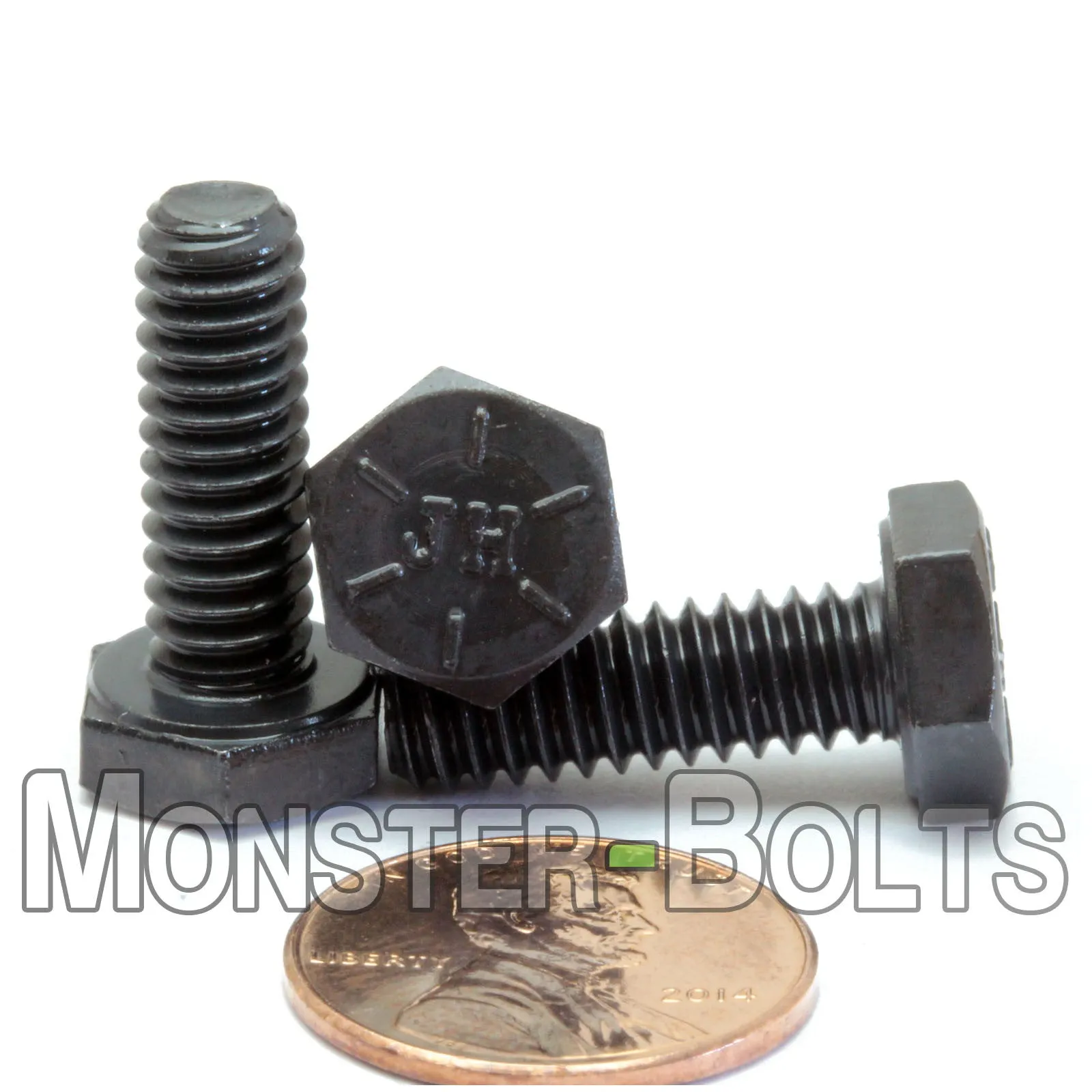 1/4"-20 Hex Cap Bolts screws Grade 8 Alloy Steel with Black Oxide