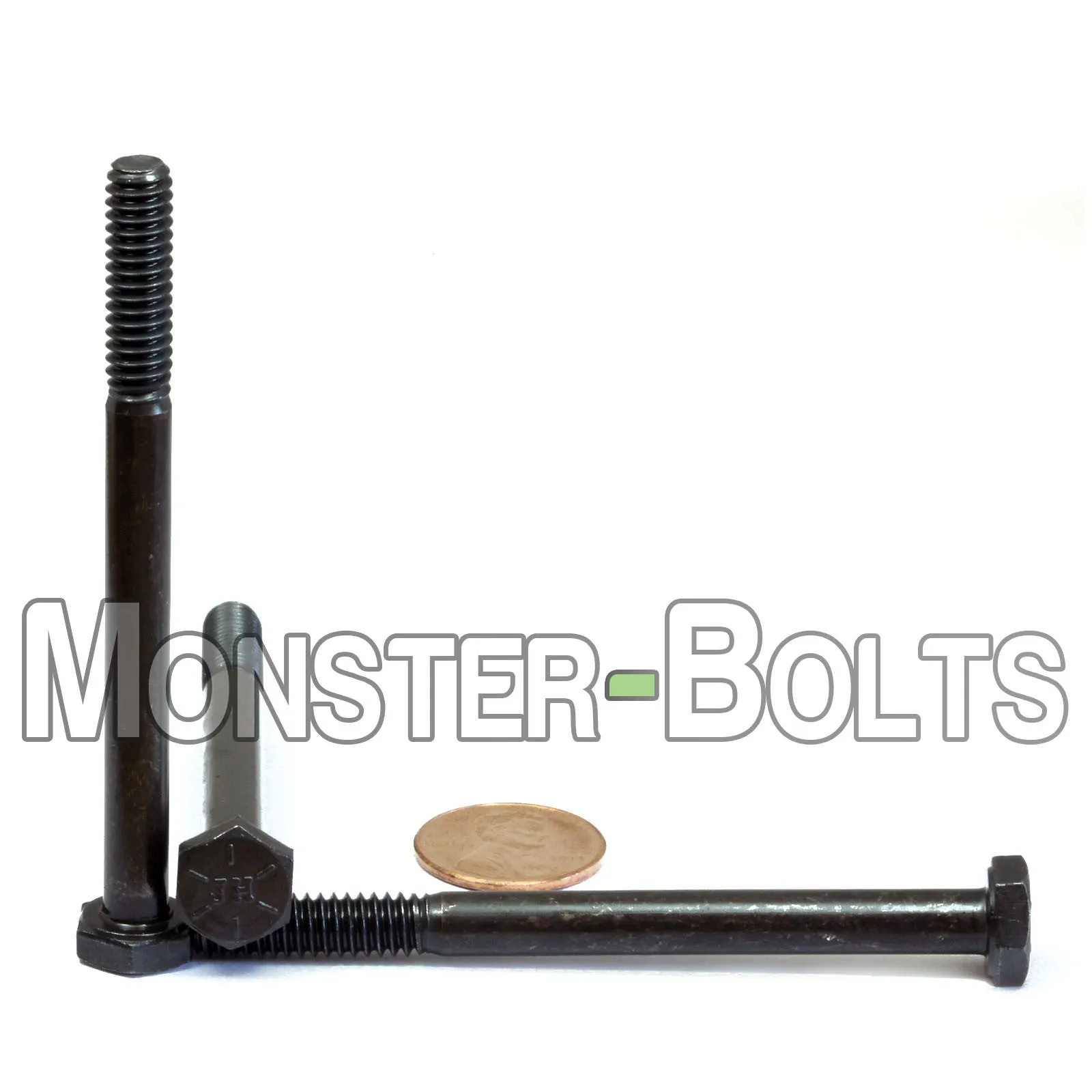 1/4"-20 Hex Cap Bolts screws Grade 8 Alloy Steel with Black Oxide