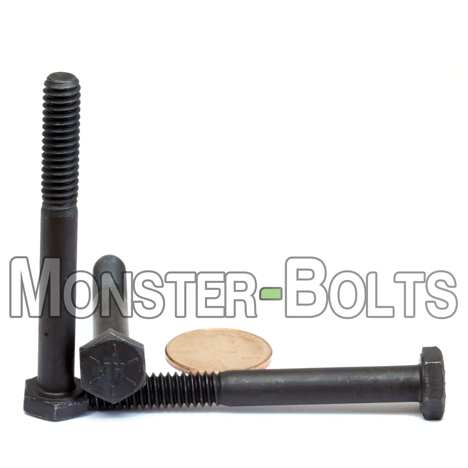 1/4"-20 Hex Cap Bolts screws Grade 8 Alloy Steel with Black Oxide