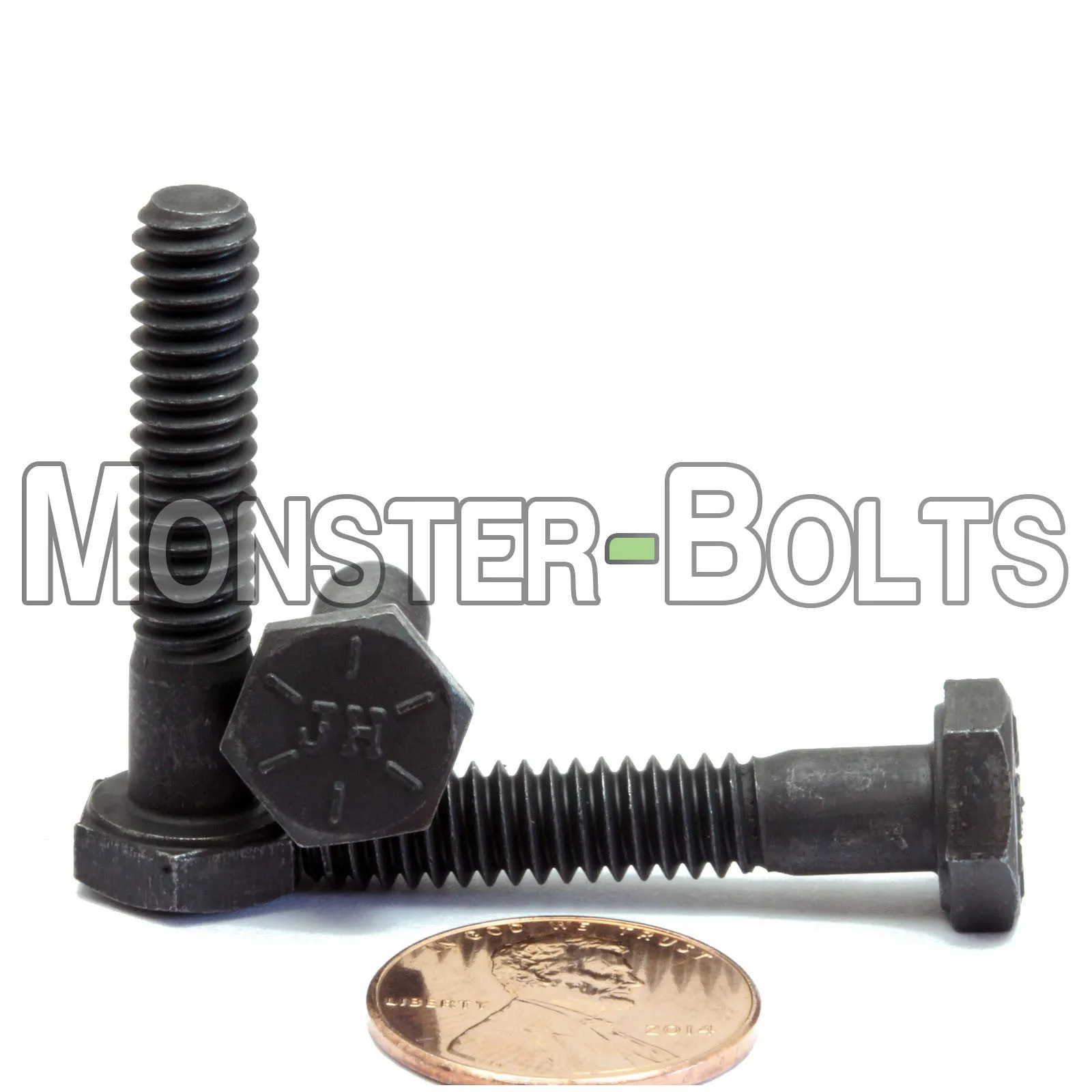 1/4"-20 Hex Cap Bolts screws Grade 8 Alloy Steel with Black Oxide