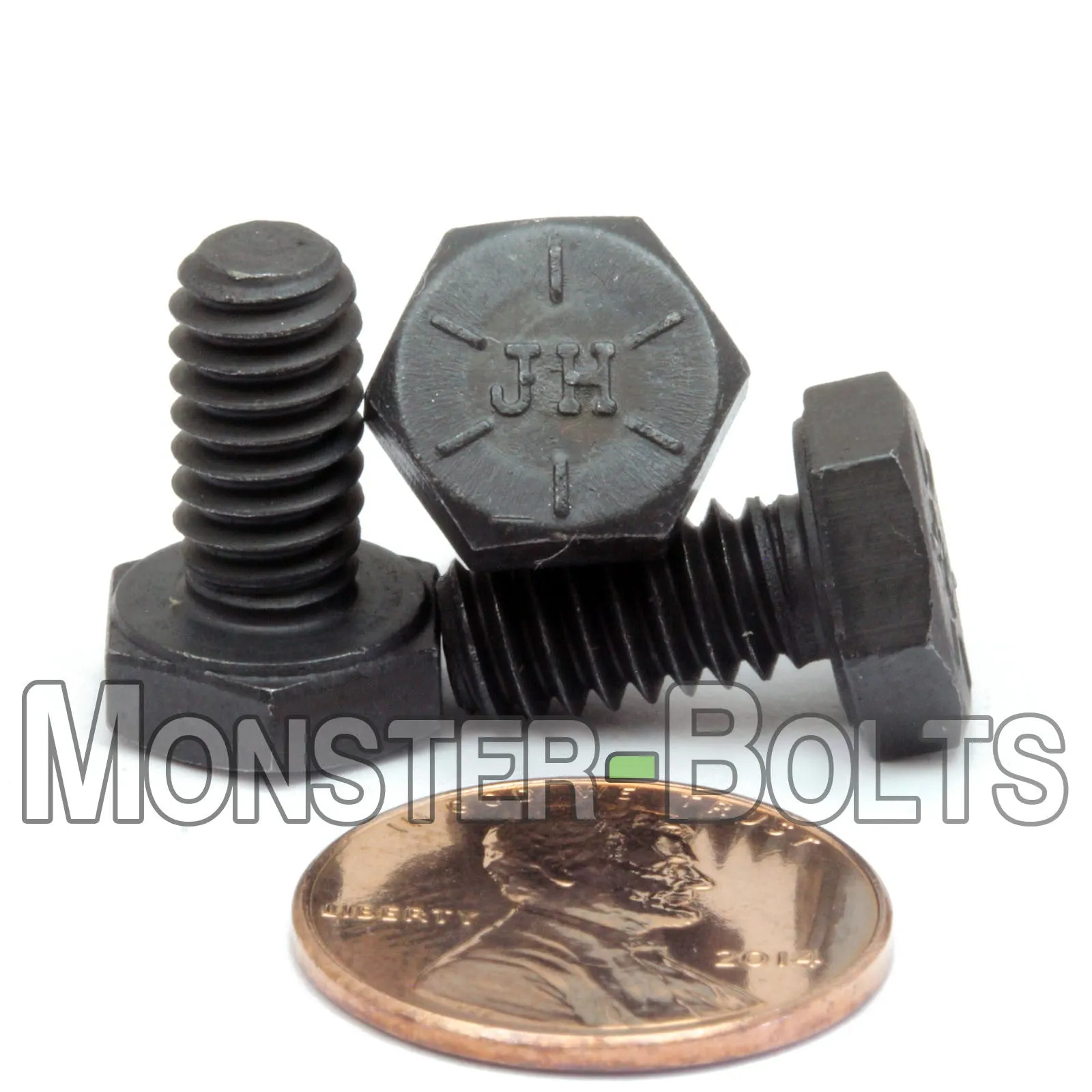 1/4"-20 Hex Cap Bolts screws Grade 8 Alloy Steel with Black Oxide