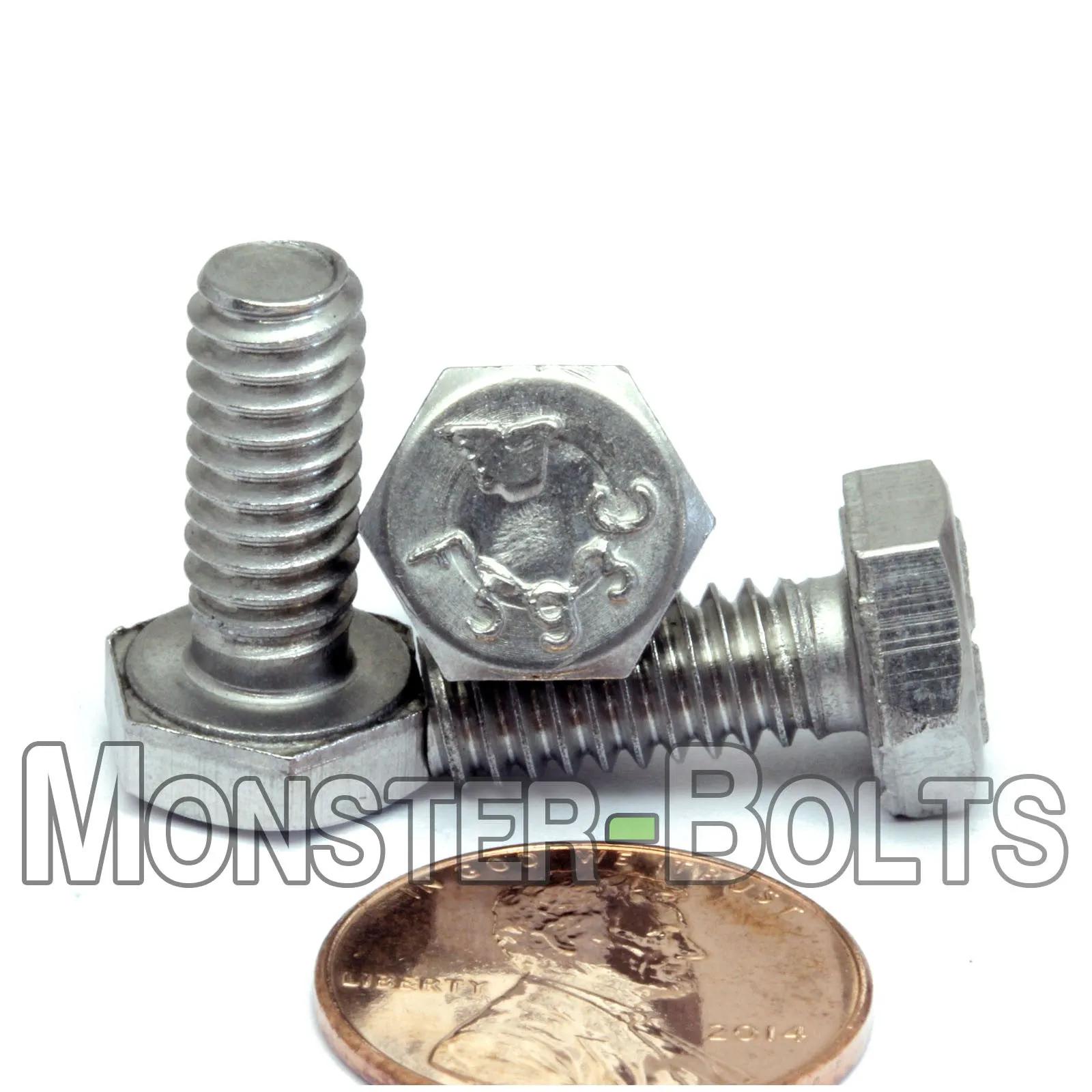 1/4"-20 Stainless Steel Hex Cap Bolts / screws, 18-8 (A2)