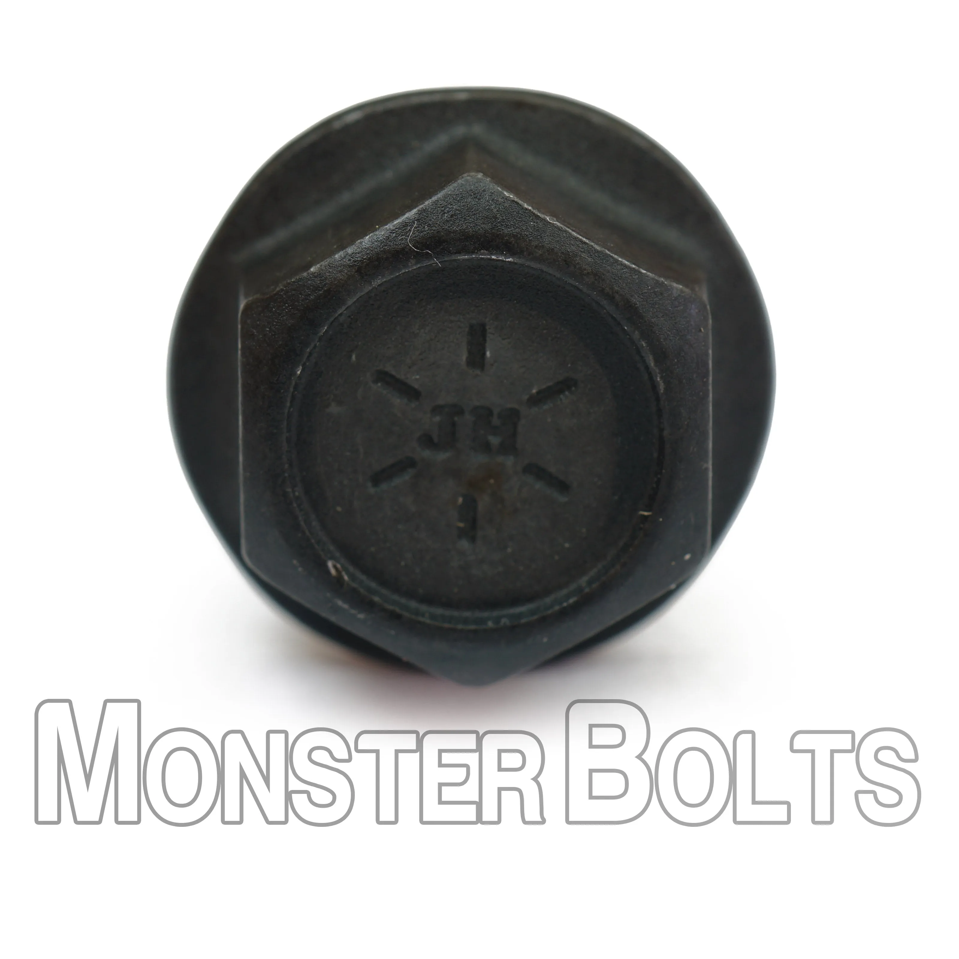 5/16-18 Grade 8 Indented Hex Flange Screws (Frame Bolts) ?C Black Phosphate & Oil
