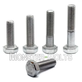 5/16"-18 Stainless Steel Hex Cap Bolts / screws 18-8 (A2)