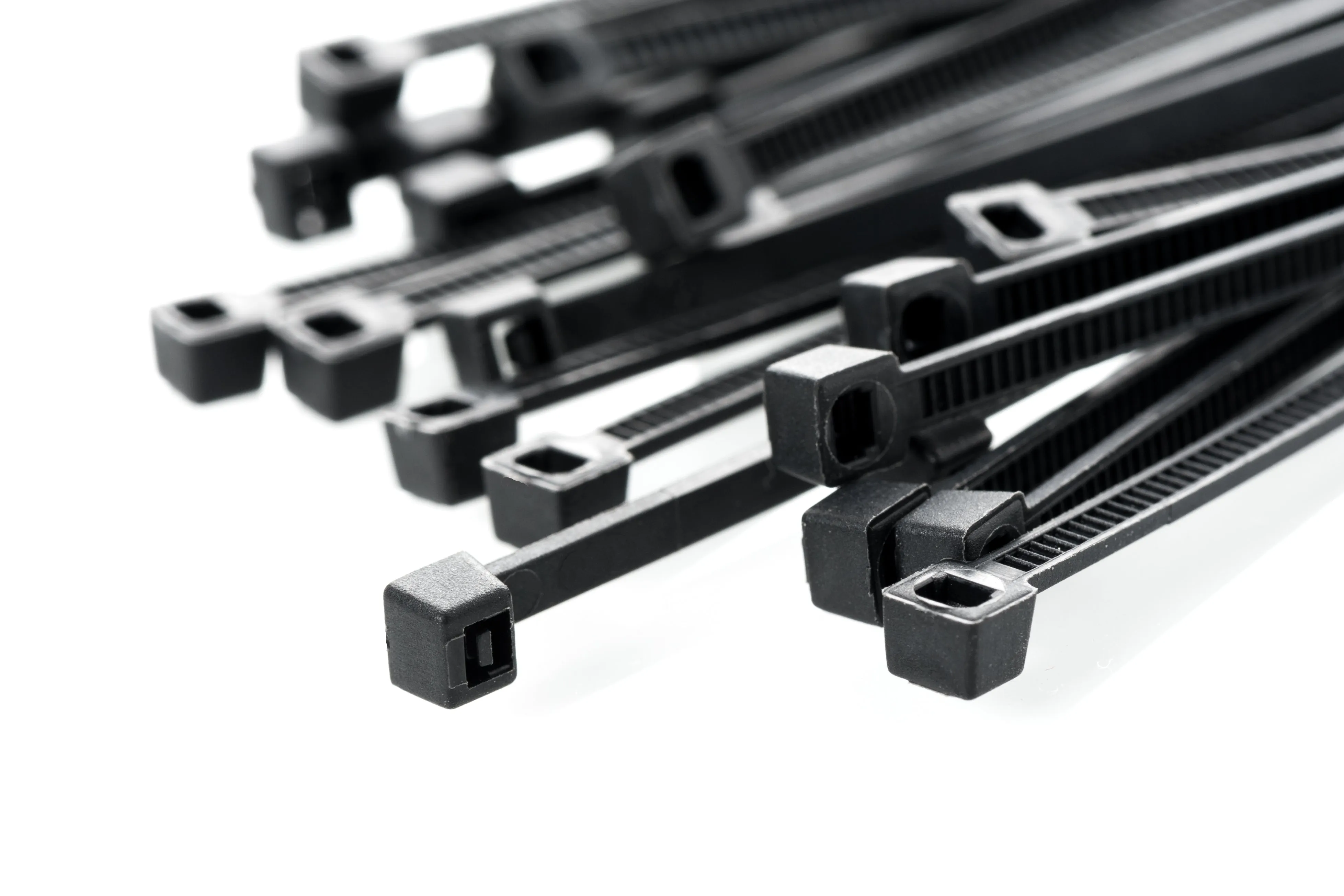 7 Inch Black Nylon 50 lb Cable Zip Ties | Made In The USA, 100 Qty BCP896