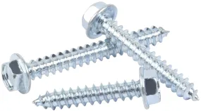 7/16 HEX WASHER HEAD TYPE-A COARSE THREAD Sheet Metal (Lag) Screws Zinc Plated Steel