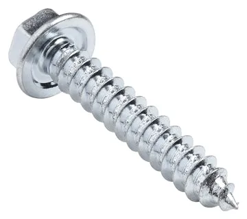 7/16 HEX WASHER HEAD TYPE-A COARSE THREAD Sheet Metal (Lag) Screws Zinc Plated Steel