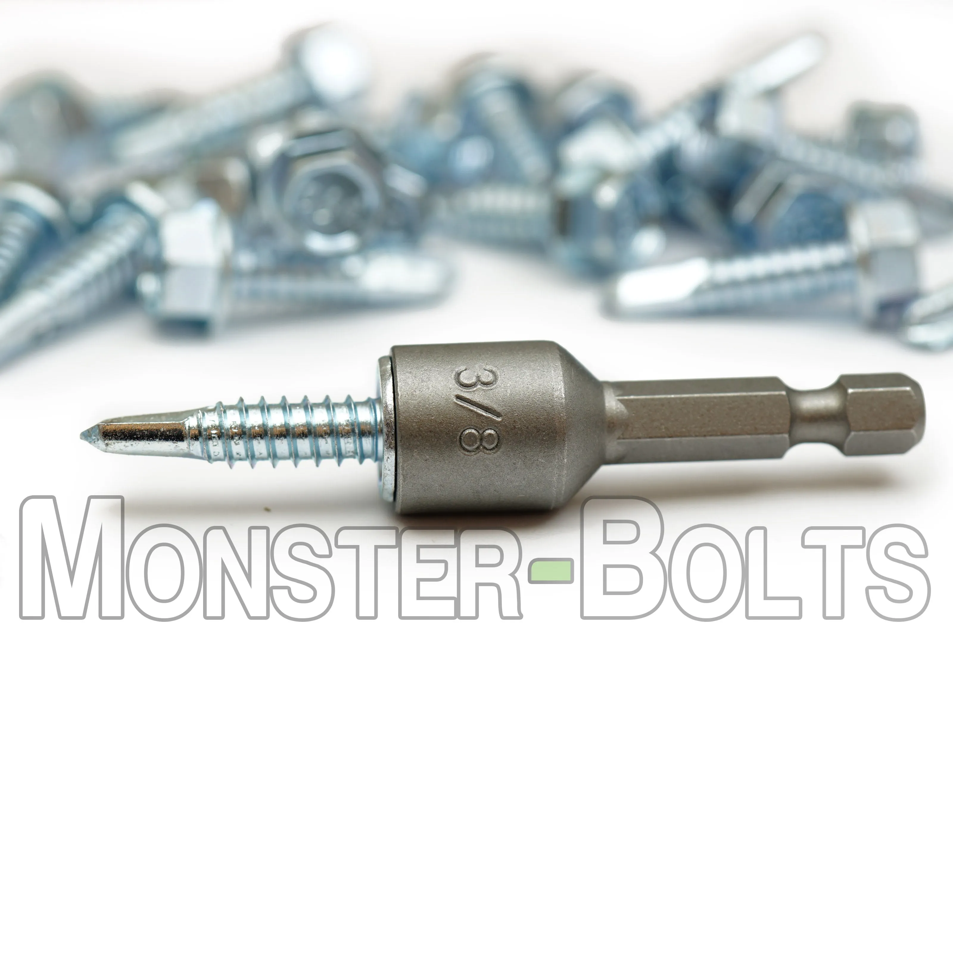 B-Stock 3/8" Magnetic Nutsetters, 1/4" Hex Power Shank w/ Industrial Grade Magnet