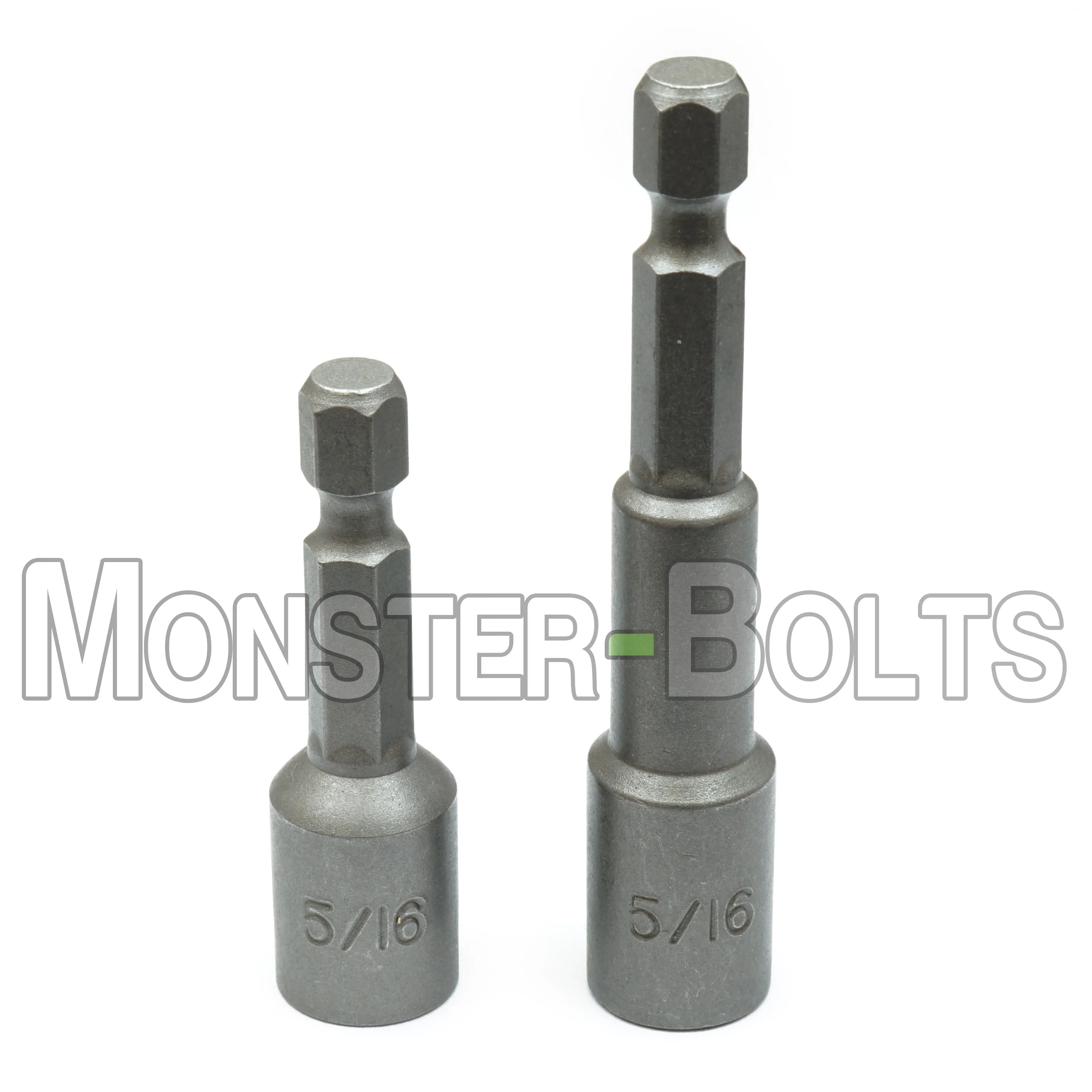 B-Stock 5/16" Magnetic Nutsetters, 1/4" Hex Power Shank w/ Industrial Grade Magnet