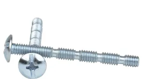 BREAKAWAY TRUSS HEAD MACHINE SCREWS Phillips & Slottled Combo Drive Zinc Plated