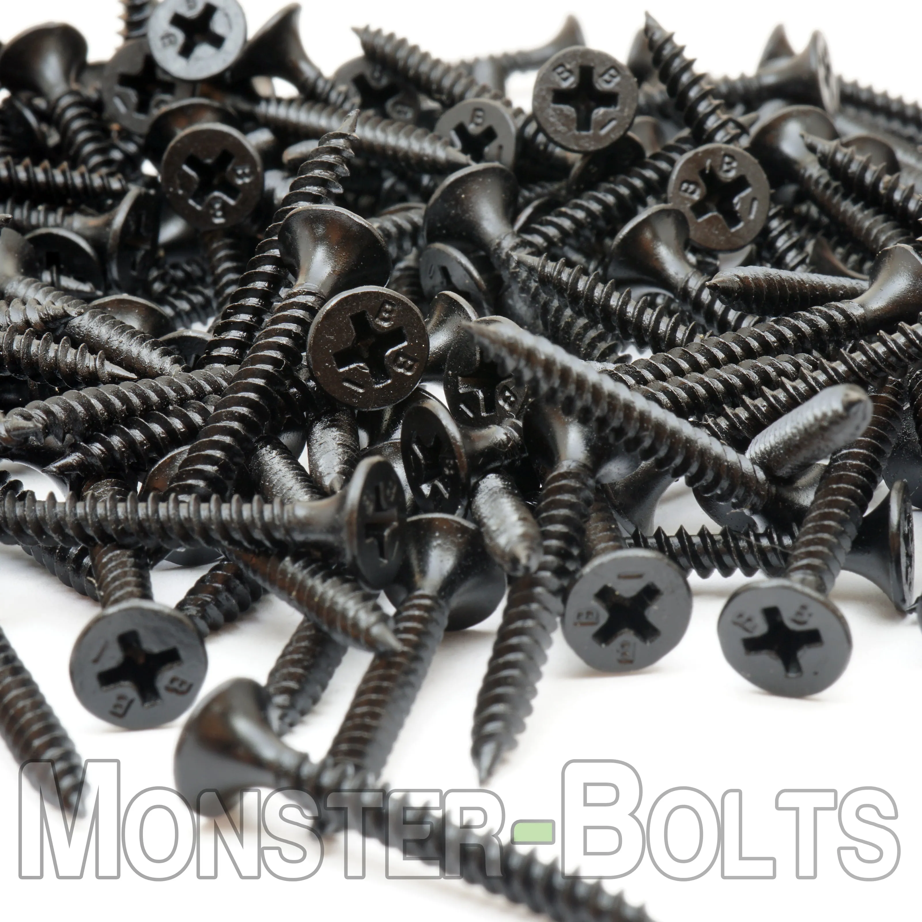 Bugle Head Phillips Fine Thread Drywall Screws, Black Phosphate (Taiwan) - Proferred Drywallerz? (Bulk)