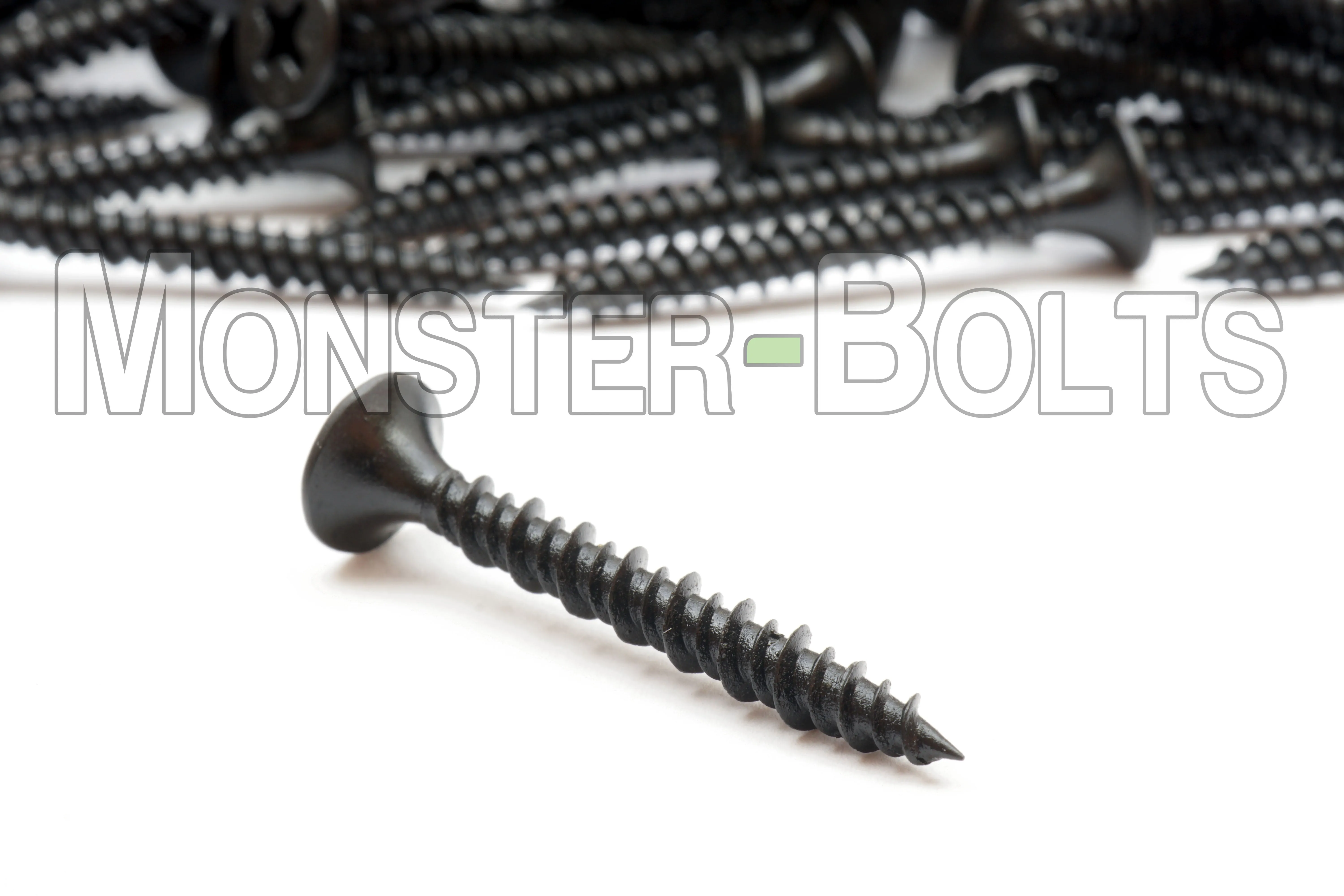 Bugle Head Phillips High-Low Thread Drywall Screws, Black Phosphate (Taiwan) - Proferred Drywallerz? (Bulk)