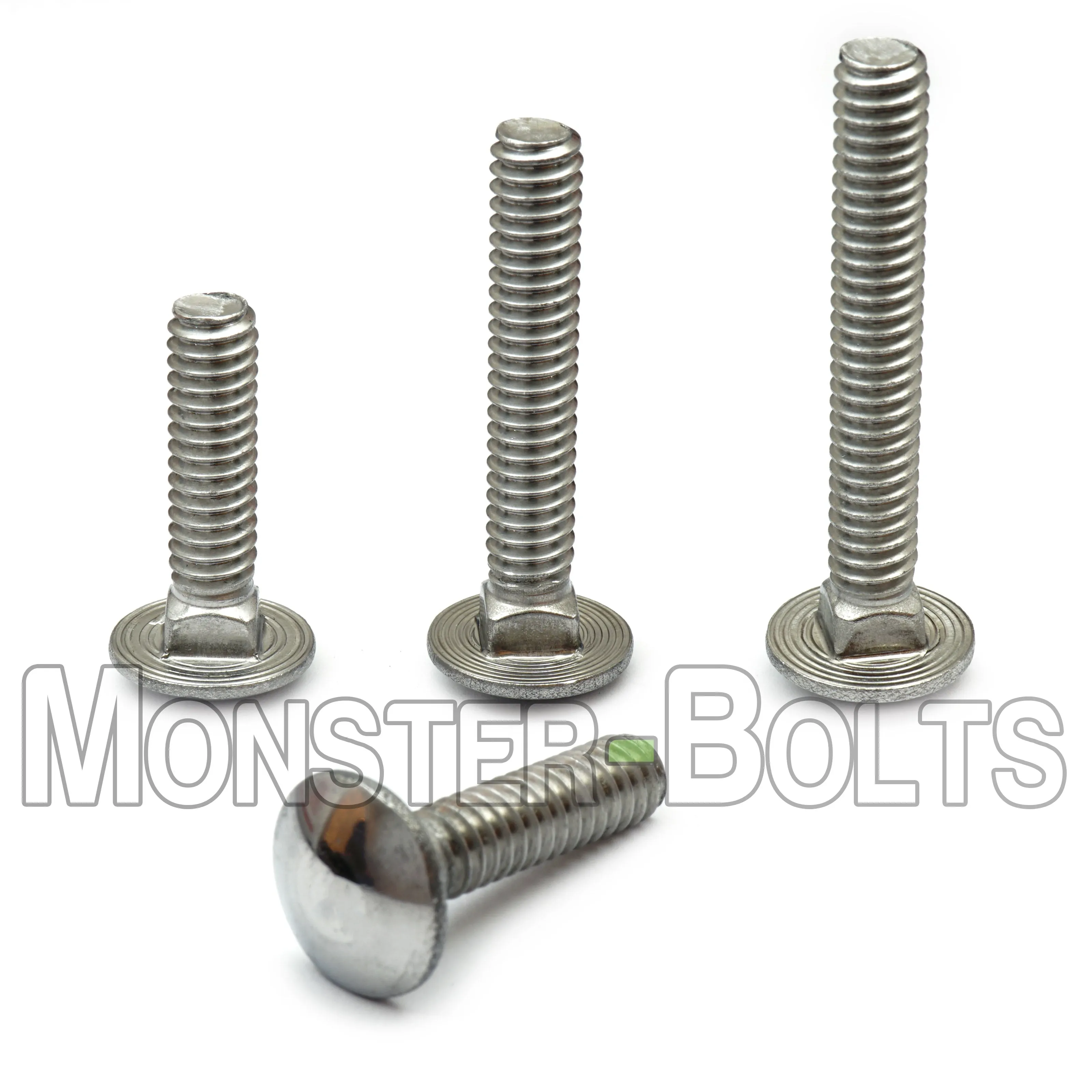 Bulk 1/2"-13 Carriage Bolts Coarse Stainless Steel 18-8 (A2)
