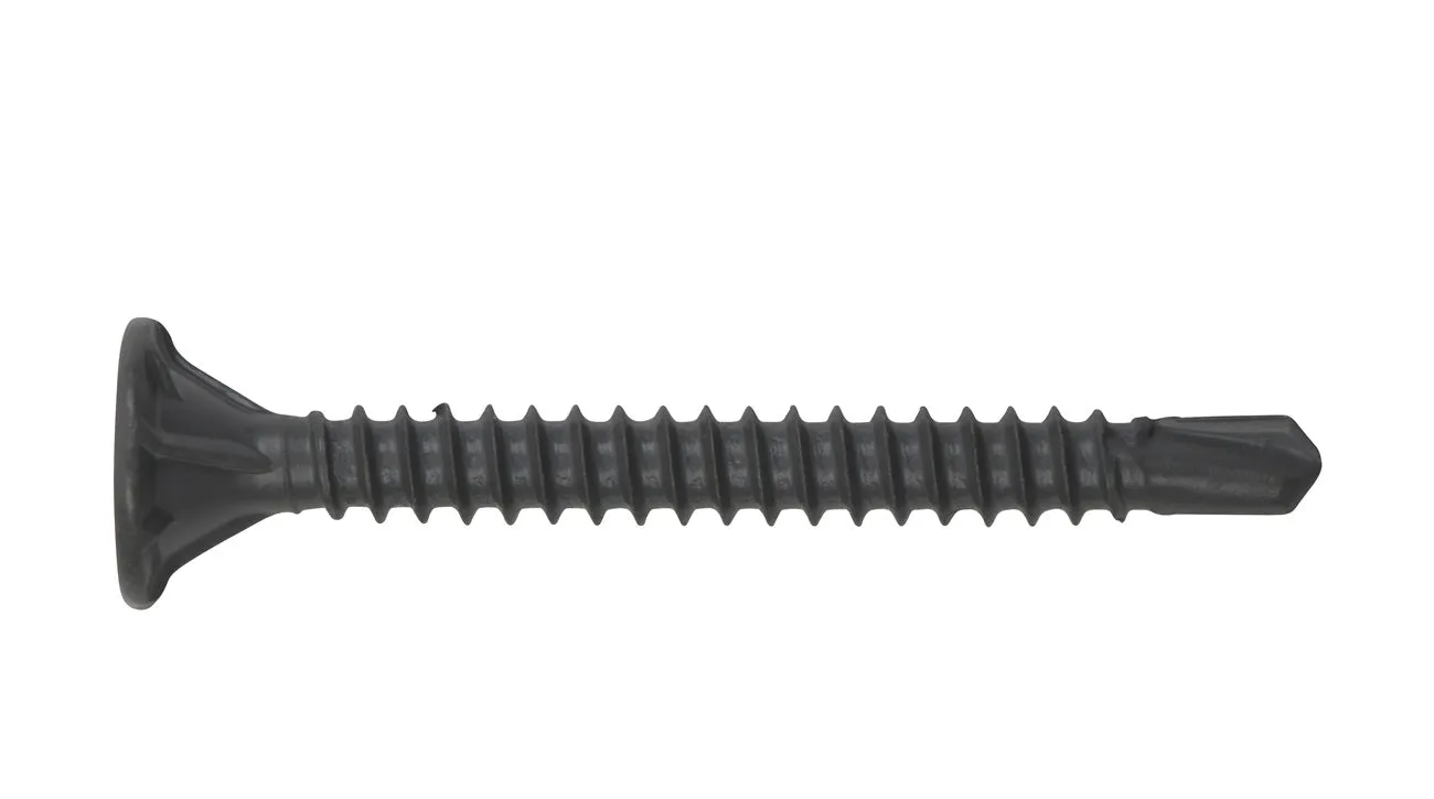 CEMENT BOARD SCREWS -  T25 Torx Drive SELF DRILLING POINT FOR METAL STUDS Wafer Head with Nibs Fine Thread Ruspert Coated