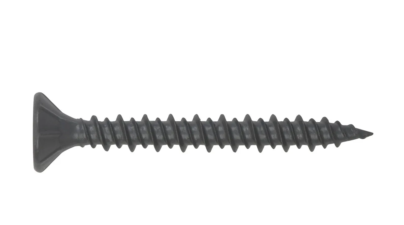 CEMENT BOARD SCREWS -  T25 Torx Drive Sharp Point Wafer Head with Nibs Hi-Lo Thread Ruspert Coated