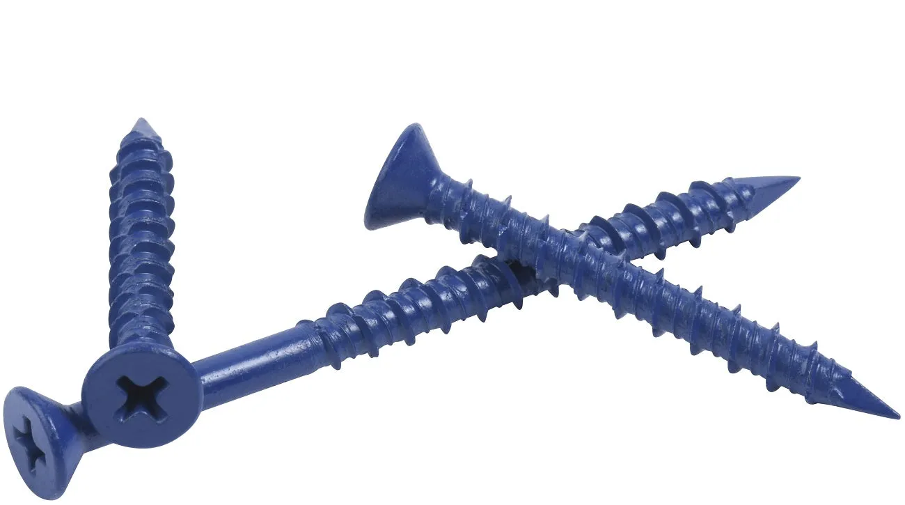 CONCRETE SCREWS Phillips Drive - Flat Head