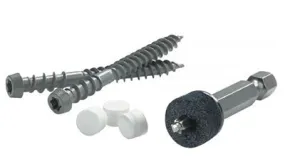 Fastenmaster Cortex Trim Concealed Fastening System - AZEK Traditional Smooth White