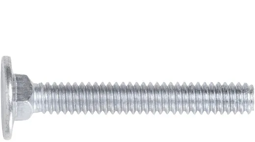 FLAT HEAD CARRIAGE BOLTS Zinc Plated Steel