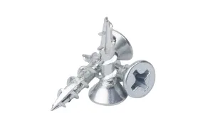 FLAT HEAD DEEP THREAD SCREWS #2 PHILLIPS DRIVE Zinc Plated TYPE-17 DRILLING POINT