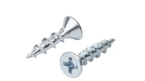 FLAT HEAD DEEP THREAD SCREWS #2 PHILLIPS DRIVE Zinc Plated