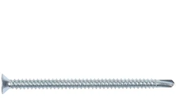 FLAT HEAD SELF DRILLING SCREWS Phillips Drive Zinc Plated