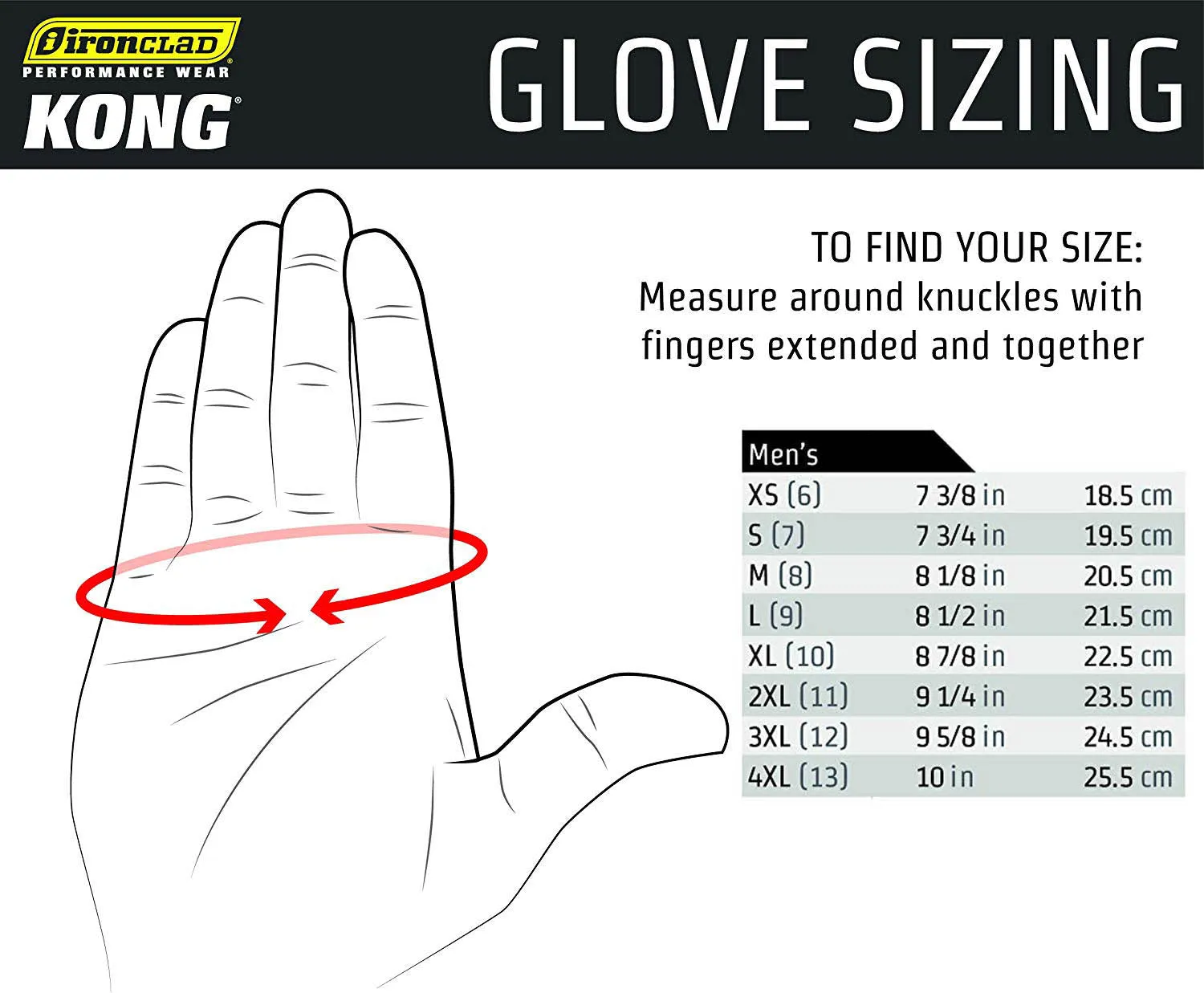 GUG - Ironclad General Utility Work Gloves All Purpose Black Mechanics