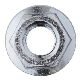 HEX FLANGE NUTS SERRATED Zinc Plated