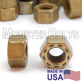 L9 Hex Nuts ?C Alloy Steel Cadmium Yellow & Wax (Coarse & Fine Thread, Made in U.S.A.)