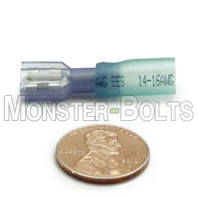 NSPA Krimpa-Seal Fully Insulated Slip-On Connector ?C Blue (16-14 AWG Female)