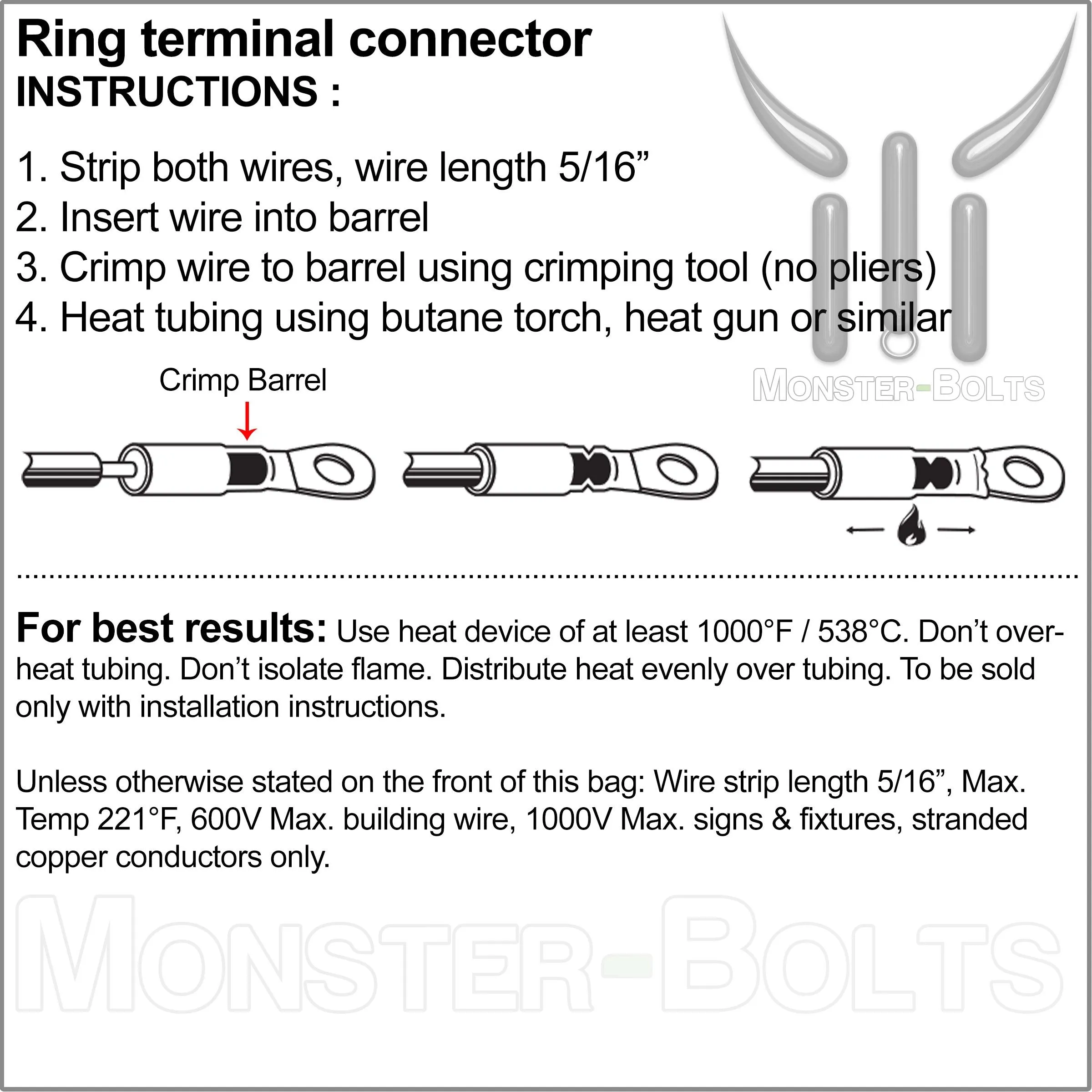 NSPA Krimpa-Seal Fully Insulated Slip-On Connector ?C Blue (16-14 AWG Female)