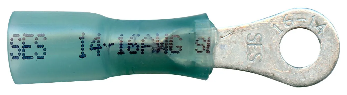 NSPA Krimpa-Seal Long Neck Ring Terminal ?C Blue (16-14 AWG)