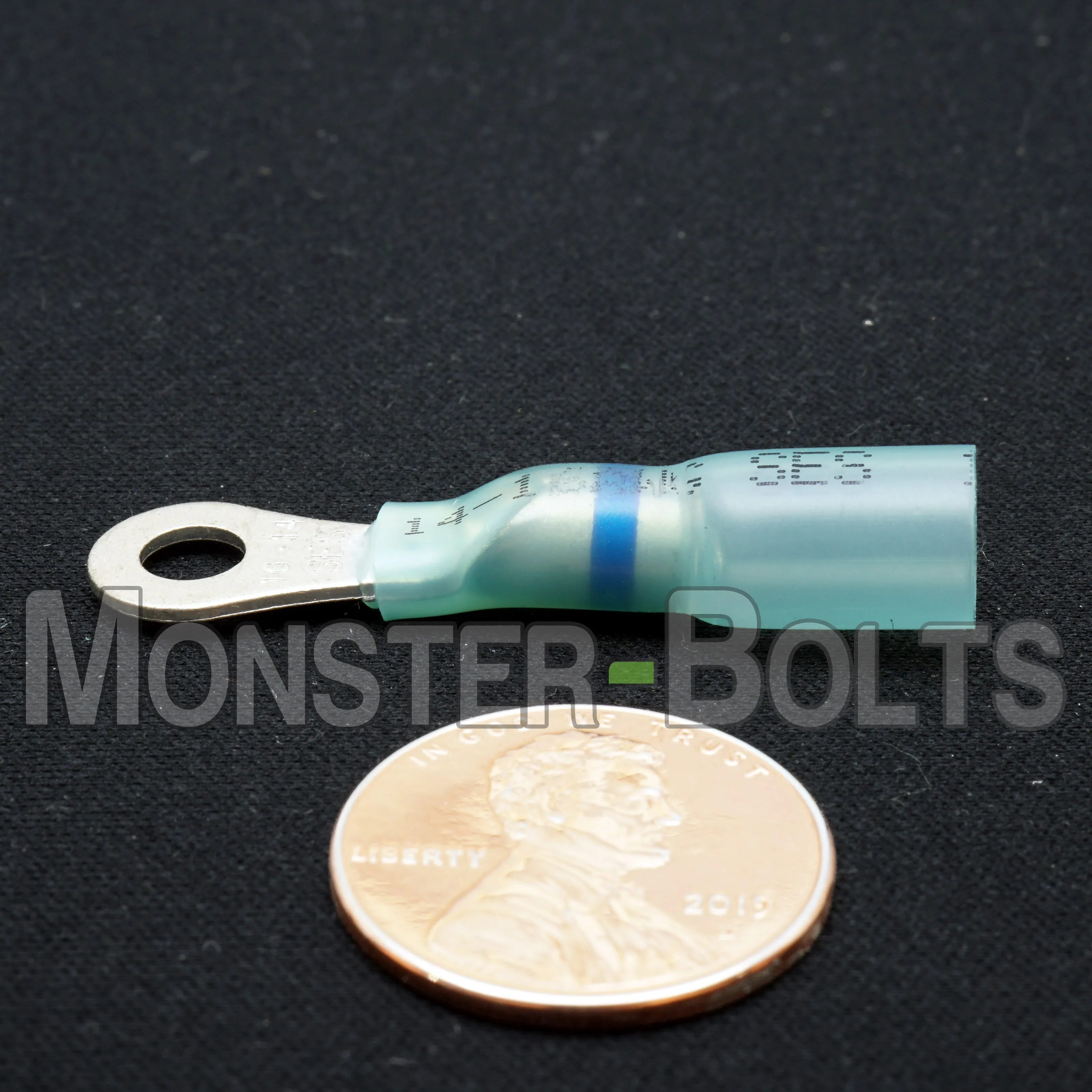 NSPA Krimpa-Seal Long Neck Ring Terminal ?C Blue (16-14 AWG)