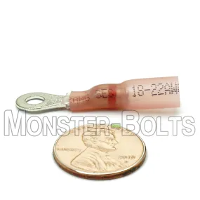 NSPA Krimpa-Seal Long Neck Ring Terminal ?C Red (22-18 AWG)