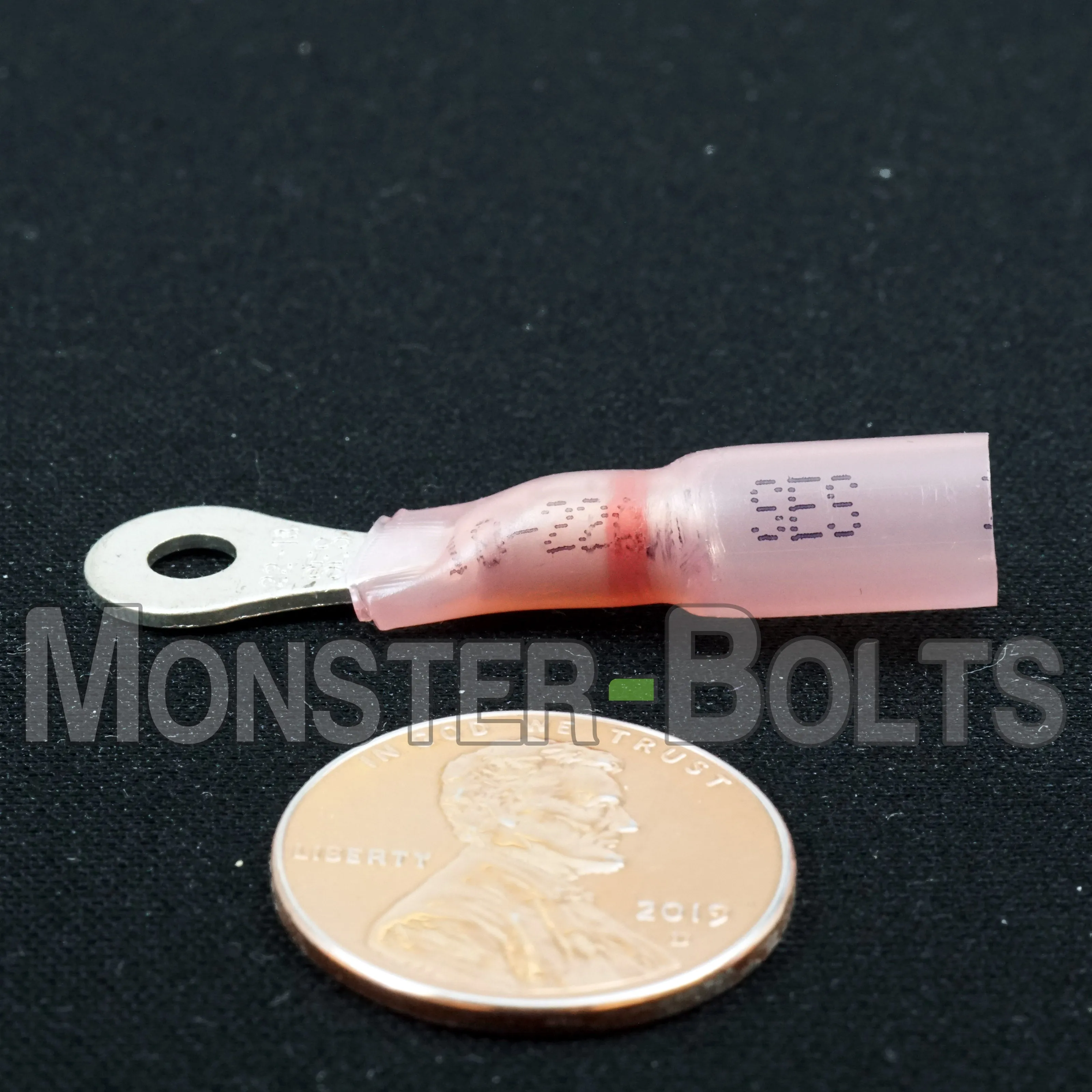 NSPA Krimpa-Seal Long Neck Ring Terminal ?C Red (22-18 AWG)