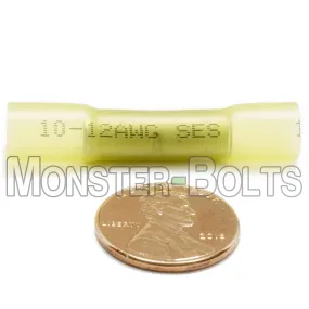 NSPA Krimpa-Seal Sealed Butt Connector ?C Yellow (12-10 AWG)