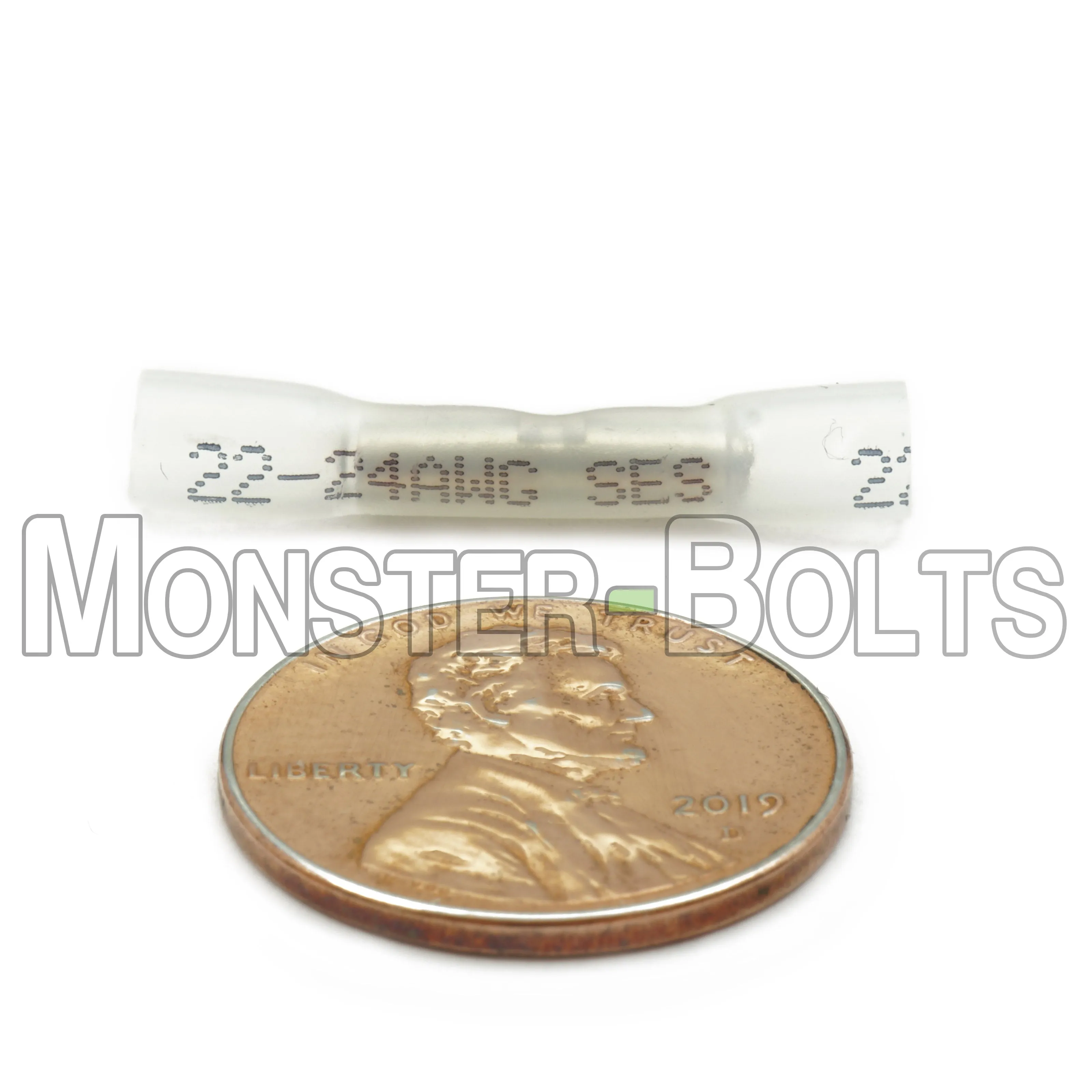 NSPA Krimpa-Seal Sealed Butt Connectors ?C 24-22 AWG Clear