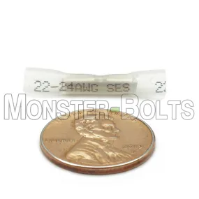 NSPA Krimpa-Seal Sealed Butt Connectors ?C 24-22 AWG Clear