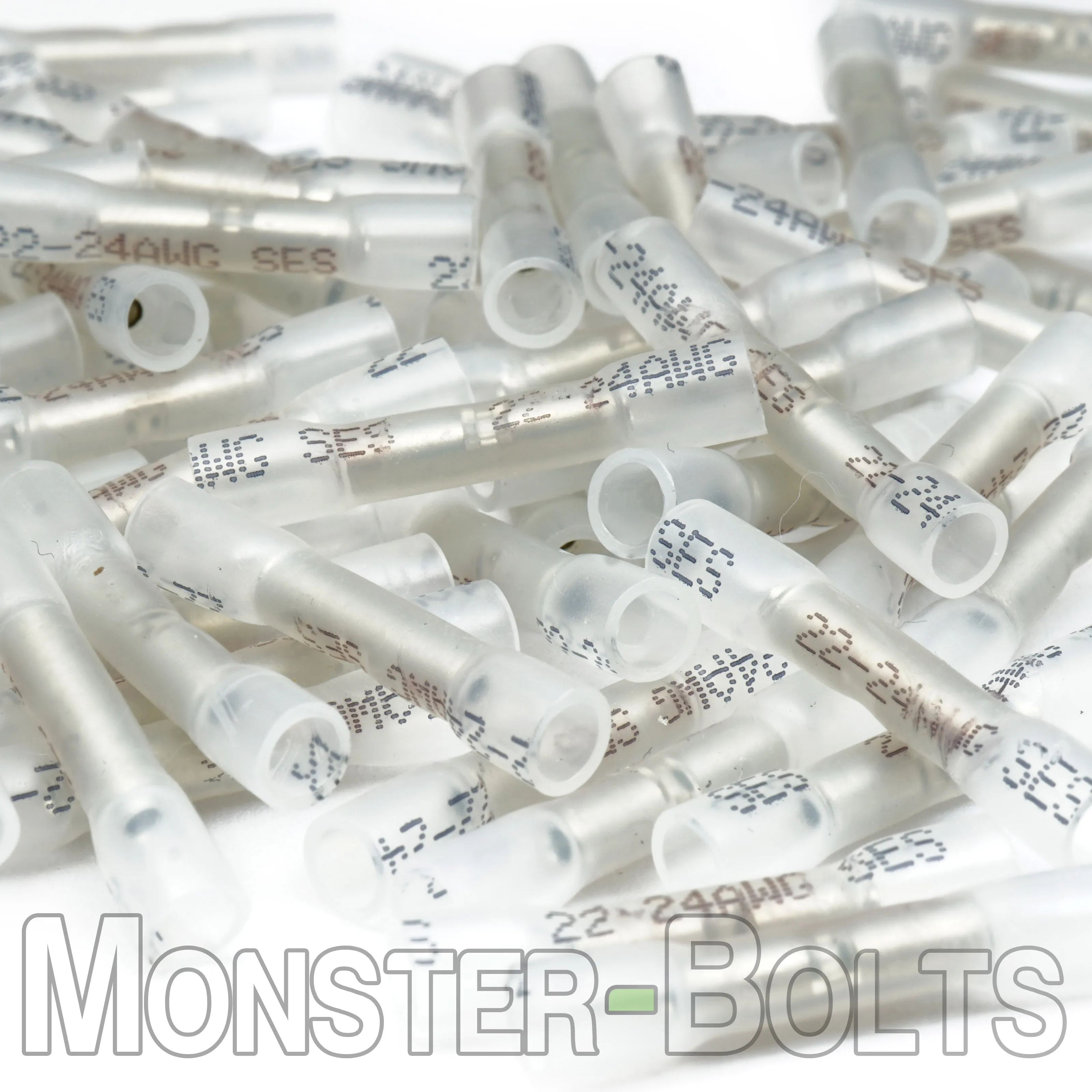 NSPA Krimpa-Seal Sealed Butt Connectors ?C 24-22 AWG Clear