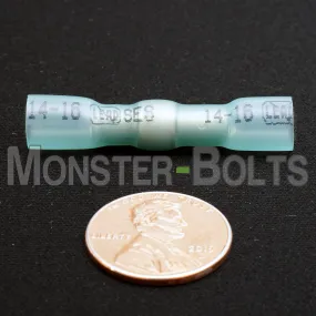NSPA MultiLink Sealed Crimp & Solder Butt Connector ?C Blue (16-14 AWG)